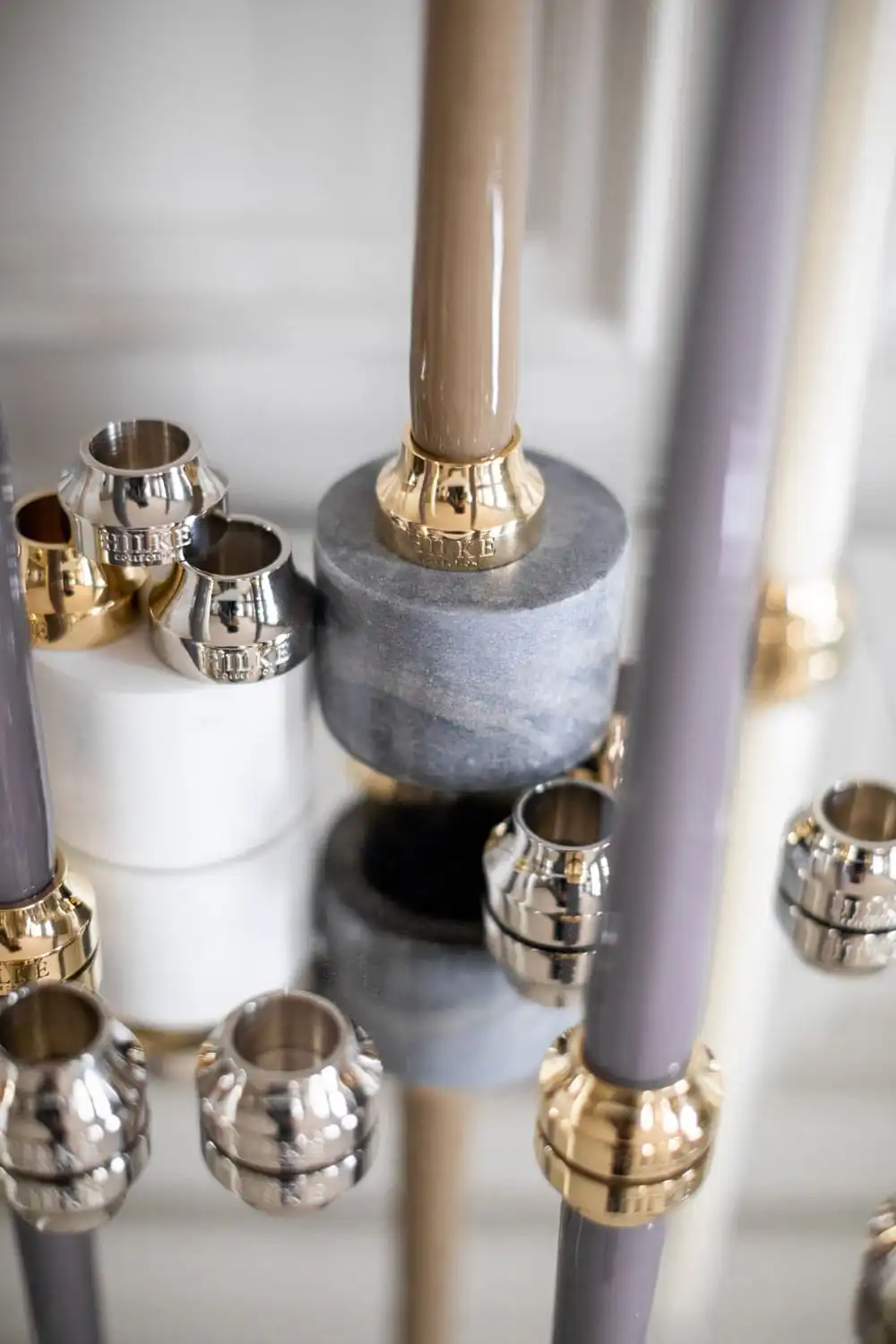 Hilke Collection Piccolo No.1 Candleholder, Nickelplated Brass 7 Hilke Collection Piccolo No.1 Candleholder, Nickelplated Brass - Image 5