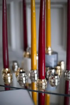 Hilke Collection Piccolo No.1 Candleholder, Nickelplated Brass 9 Hilke Collection Piccolo No.1 Candleholder, Nickelplated Brass -Candleholders Sales hilke collection piccolo no1 candleholder nickelplated brass 8