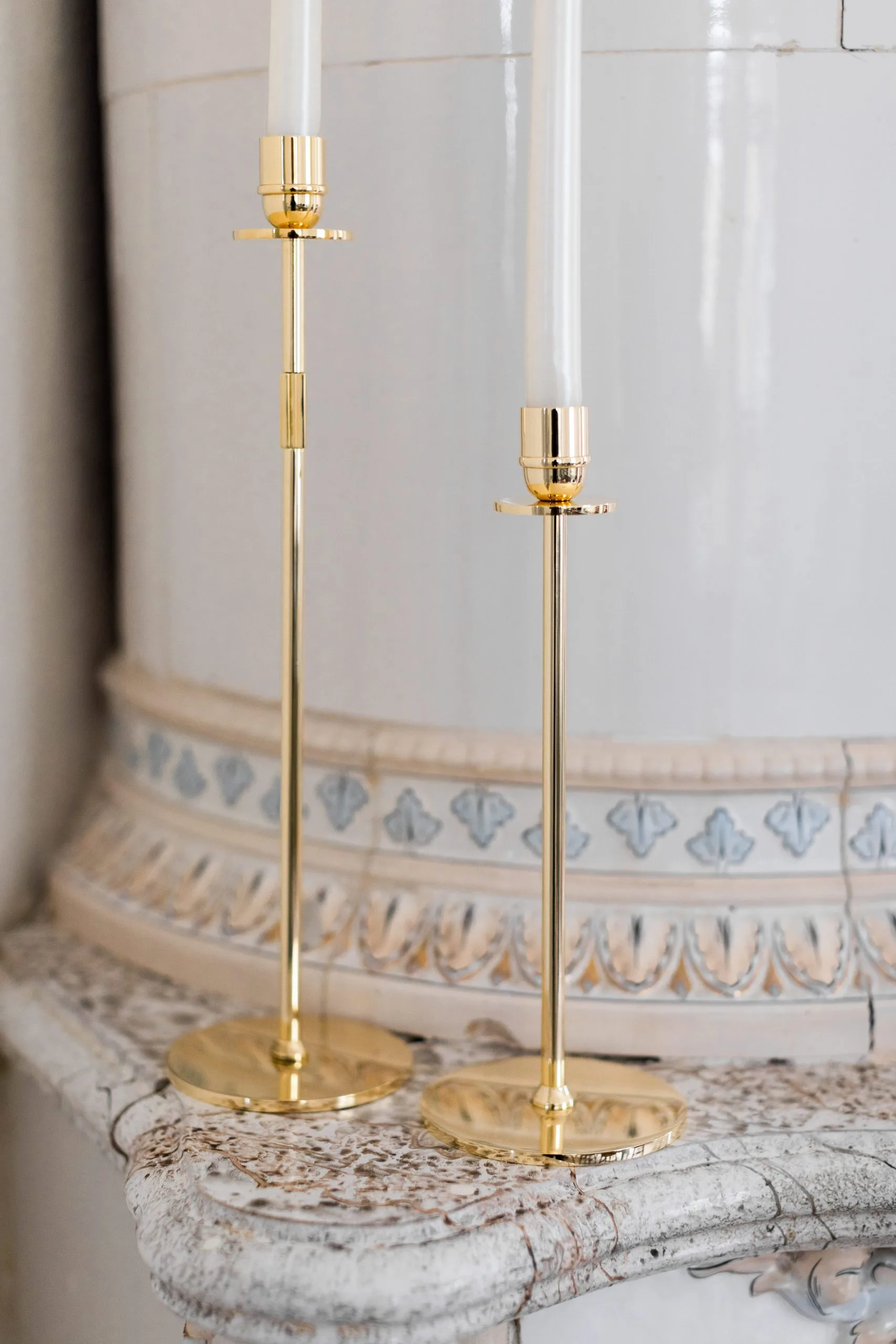Hilke Collection Tuti Candlestick 40 Cm, Brass 4 Hilke Collection Tuti Candlestick 40 Cm, Brass - Image 2