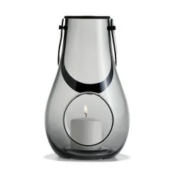 Holmegaard Design With Light Lantern 25 Cm, Smoke