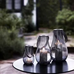 Holmegaard Design With Light Lantern 29 Cm, Smoke -Candleholders Sales holmegaard design with light lantern smoke 11