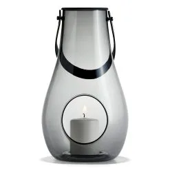 Holmegaard Design With Light Lantern 29 Cm, Smoke