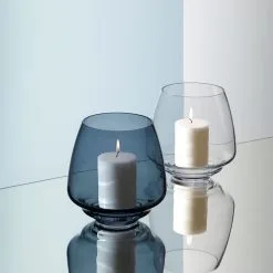 Holmegaard Flow Candle Holder, Blue -Candleholders Sales holmegaard flow candle holder 9