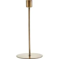 House Doctor Anit Candle Stand 20 Cm, Antique Brass