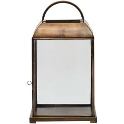 House Doctor Mandurai Lantern 25 Cm, Antique Brass
