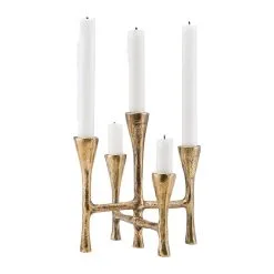 House Doctor Tristy Candle Stand, Brass