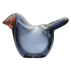 Iittala Birds By Toika Flycather Glass Decoration, Rain