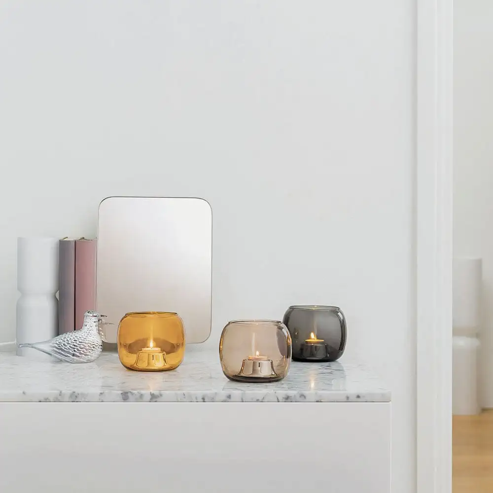 Iittala Kaasa Votive 141x115 Mm, Grey 4 Iittala Kaasa Votive 141x115 Mm, Grey - Image 2