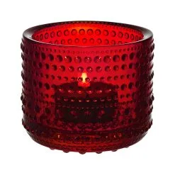 Iittala Kastehelmi Lantern 6,4 Cm, Cranberry