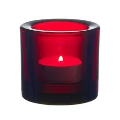 Iittala Kivi Candle Holder 6 Cm, Cranberries