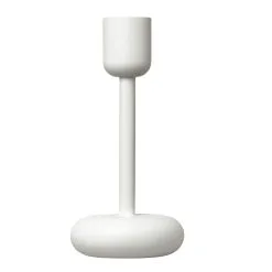 Iittala Nappula Candle Holder 183 Mm, White