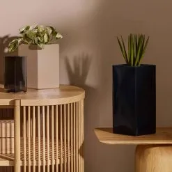 Iittala Ruutu Ceramic Vase 33 Cm, Black -Candleholders Sales iittala ruutu ceramic vase 33 cm black 6