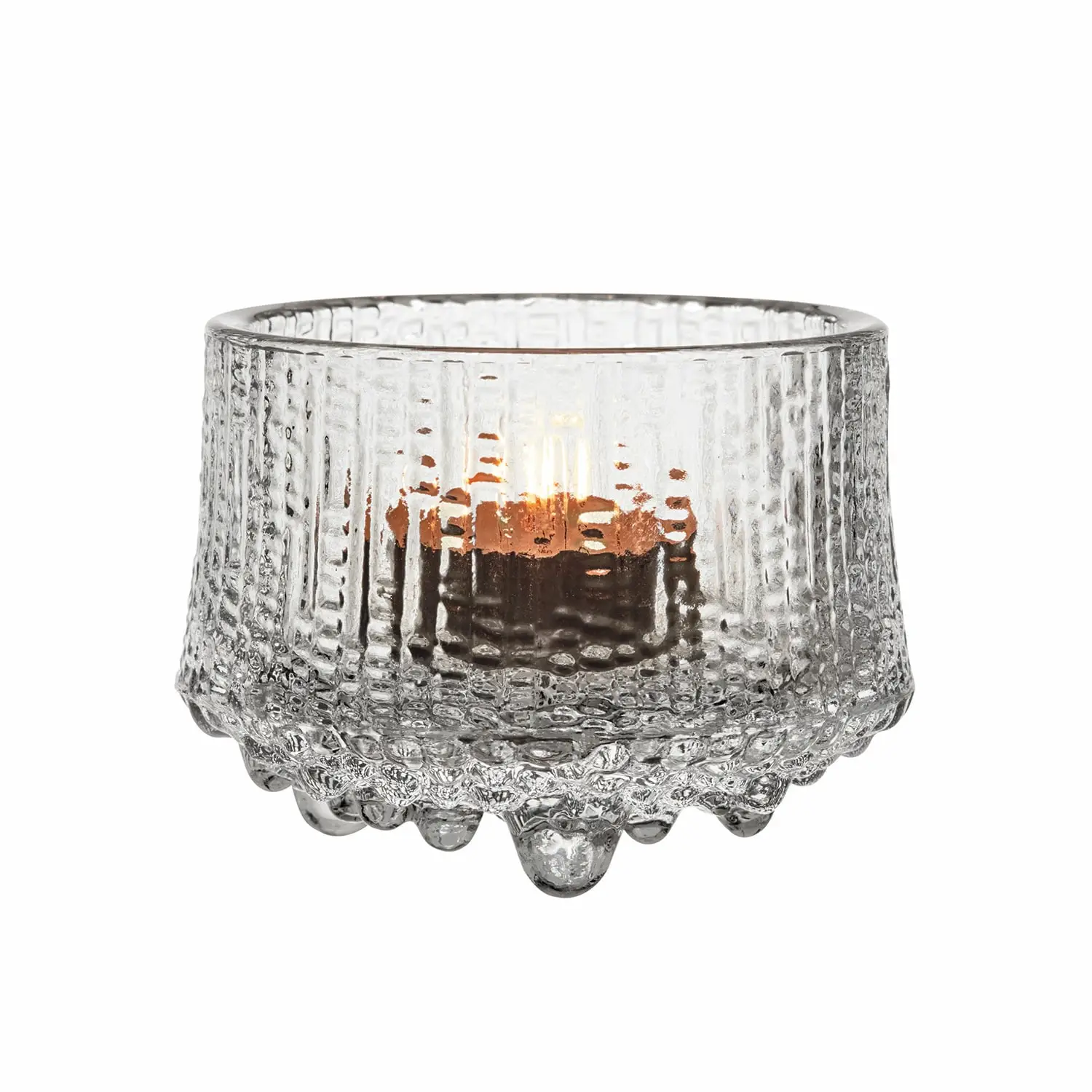 Iittala Ultima Thule Candle Holder 6,5 Cm, Clear 3 Iittala Ultima Thule Candle Holder 6,5 Cm, Clear