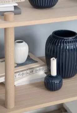 Kähler Hammershøi Candle Holder 7,5 Cm, Indigo -Candleholders Sales kahler hammershi candle holder 75 cm 13