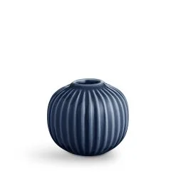 Kähler Hammershøi Candle Holder 7,5 Cm, Indigo