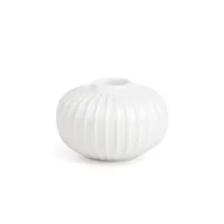 Kähler Hammershøi Candle Holder 8 Cm, White