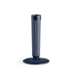 Kähler Hammershøi Candle Holder Indigo, 16 Cm