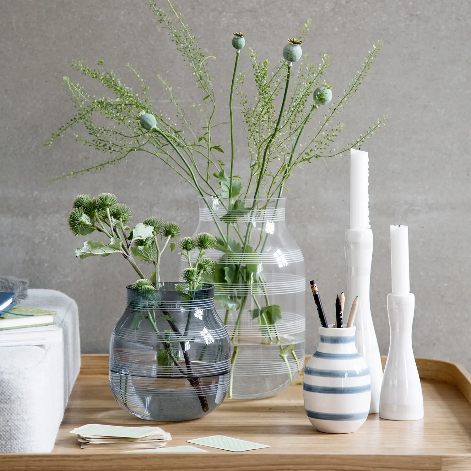 Kähler Omaggio Candlestick 16 Cm, Mother Of Pearl 7 Kähler Omaggio Candlestick 16 Cm, Mother Of Pearl - Image 5