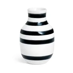 Kähler Omaggio Vase 12,5 Cm, Black