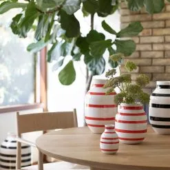 Kähler Omaggio Vase 12,5 Cm, Scarlet -Candleholders Sales kahler omaggio vase 125 cm 14