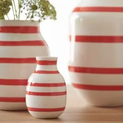 Kähler Omaggio Vase 12,5 Cm, Scarlet -Candleholders Sales kahler omaggio vase 125 cm 15