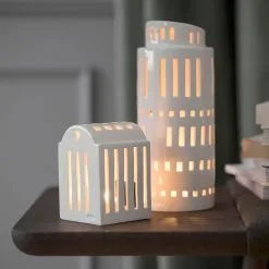 Kähler Urbania Smedje Candle Holder, White -Candleholders Sales kahler urbania smedje candle holder white 5