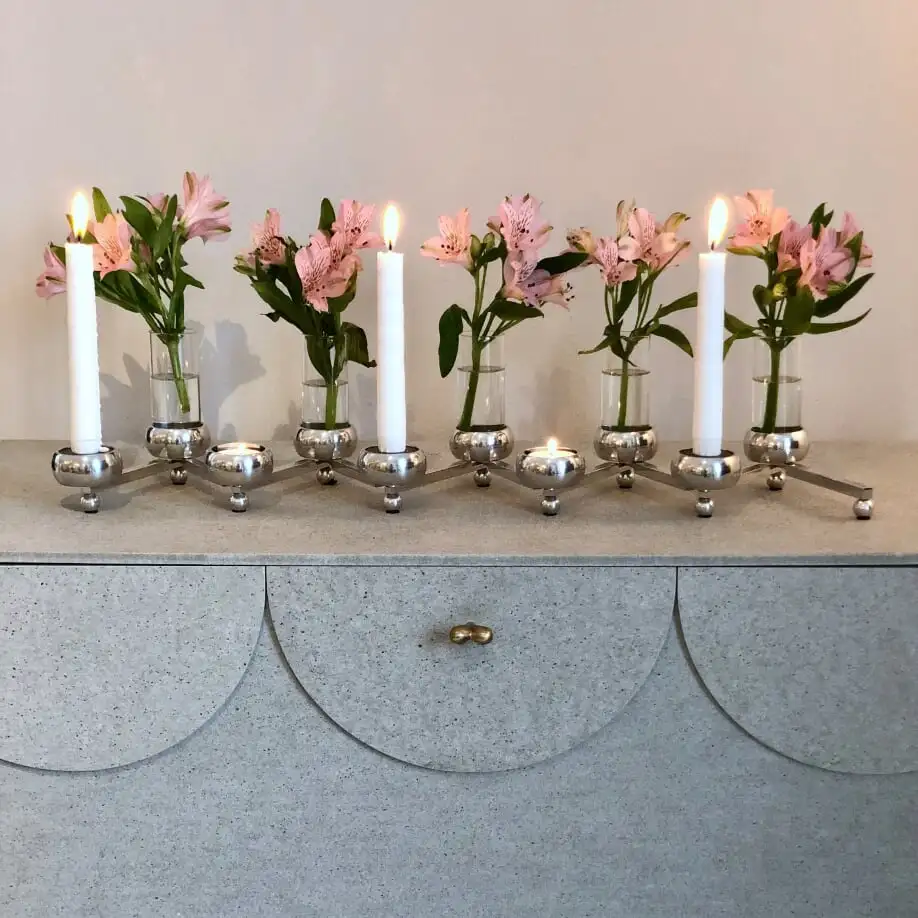 Klong Constella Candle Holder Large, Aluminium 6 Klong Constella Candle Holder Large, Aluminium - Image 4