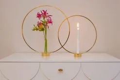 Klong Gloria Candle Holder Small, Brass 9 Klong Gloria Candle Holder Small, Brass -Candleholders Sales klong gloria candle holder brass 10