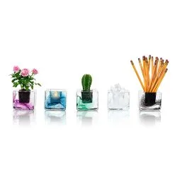 Kosta Boda Candle Holder, Blue 11 Kosta Boda Candle Holder, Blue -Candleholders Sales kosta boda brick candle holder 31