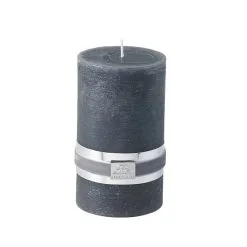 Lene Bjerre Rustic Candle Medium, Dark Grey