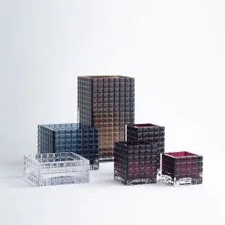 Louise Roe City Light 1, Smoke -Candleholders Sales louise roe city light 1 13