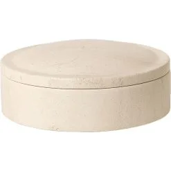 Louise Roe Gallery Objects 06 Jar Ø20 Cm, Lime Stone