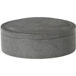 Louise Roe Gallery Objects 06 Jar Ø20 Cm, Black Basalt