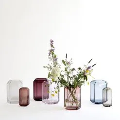 Louise Roe Jewel Vase 14x20 Cm, Blue -Candleholders Sales louise roe jewel vase 14x20 cm 17