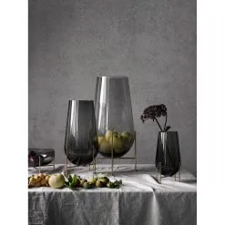 Menu Échasse Vase M, Smoked/ Brass -Candleholders Sales menu echasse vase l 3