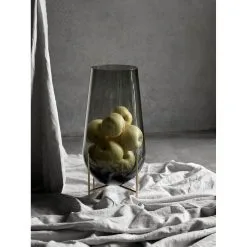Menu Échasse Vase M, Smoked/ Brass -Candleholders Sales menu echasse vase m 5