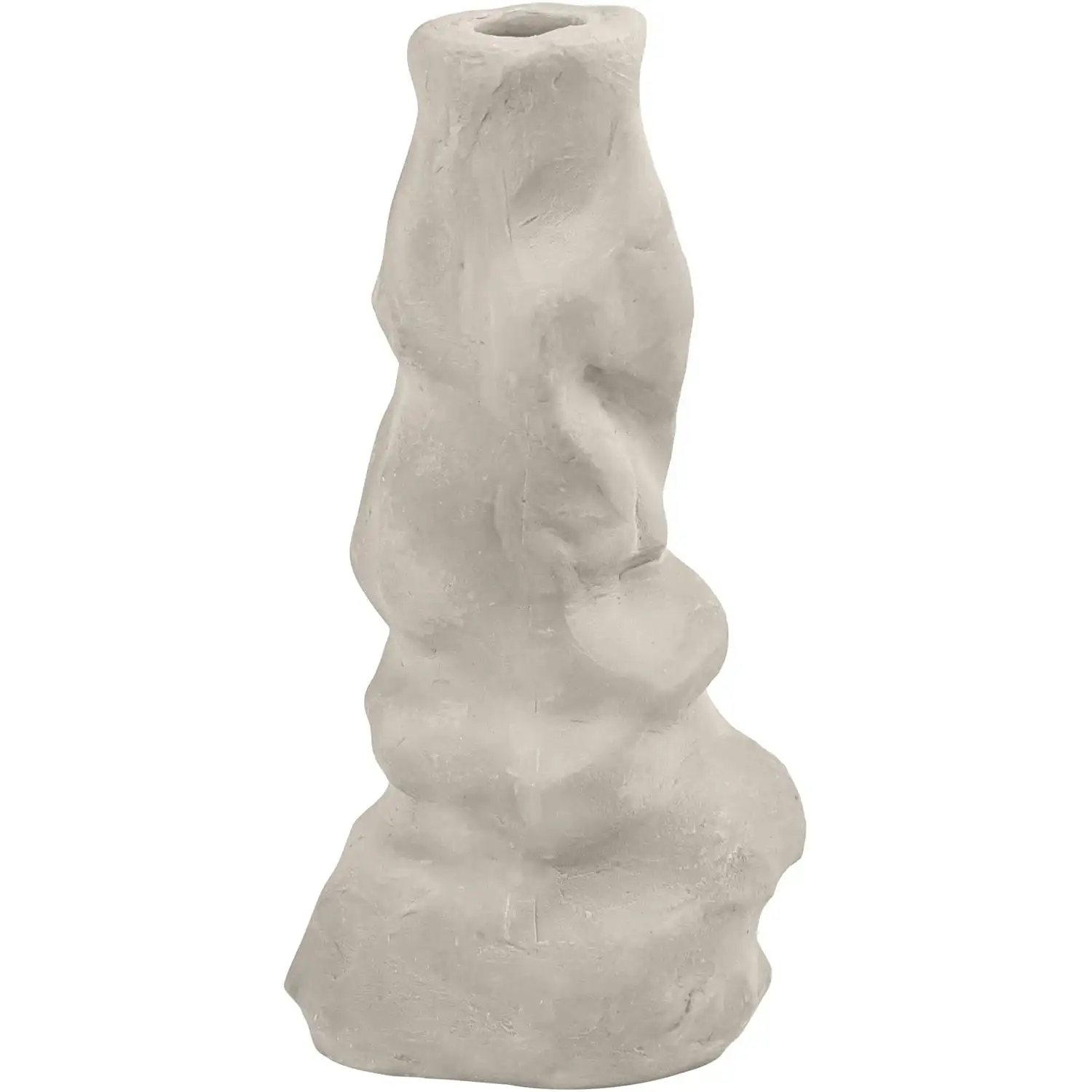 Mette Ditmer Art Piece Candle Holder 125 Mm, Sand 3 Mette Ditmer Art Piece Candle Holder 125 Mm, Sand