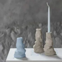 Mette Ditmer Art Piece Candle Holder 125 Mm, Sand 8 Mette Ditmer Art Piece Candle Holder 125 Mm, Sand -Candleholders Sales mette ditmer art piece candle holder 9