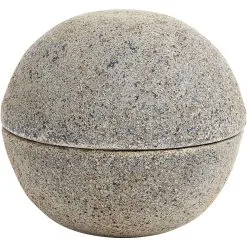 Muubs Stain Bonbonniere Terracotta 15x13 Cm, Grey Brown