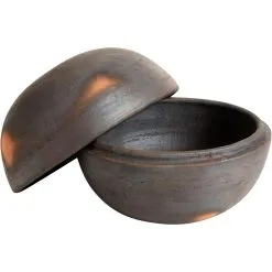 Muubs Hazel M Bonbonniere Terracotta 16x15 Cm, Black Brown -Candleholders Sales muubs hazel m bonbonniere terracotta 16x15 cm black brown 1