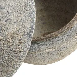 Muubs Stain Bonbonniere Terracotta 15x13 Cm, Grey Brown -Candleholders Sales muubs stain bonbonniere terracotta 15x13 cm grey brown 3