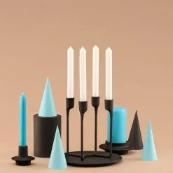 Normann Copenhagen Heima Candle Holder Black -Candleholders Sales normann copenhagen heima candle holder black 7