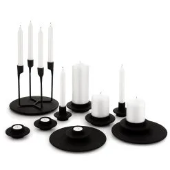 Normann Copenhagen Heima Candle Holder Black -Candleholders Sales normann copenhagen heima candle holder black 9