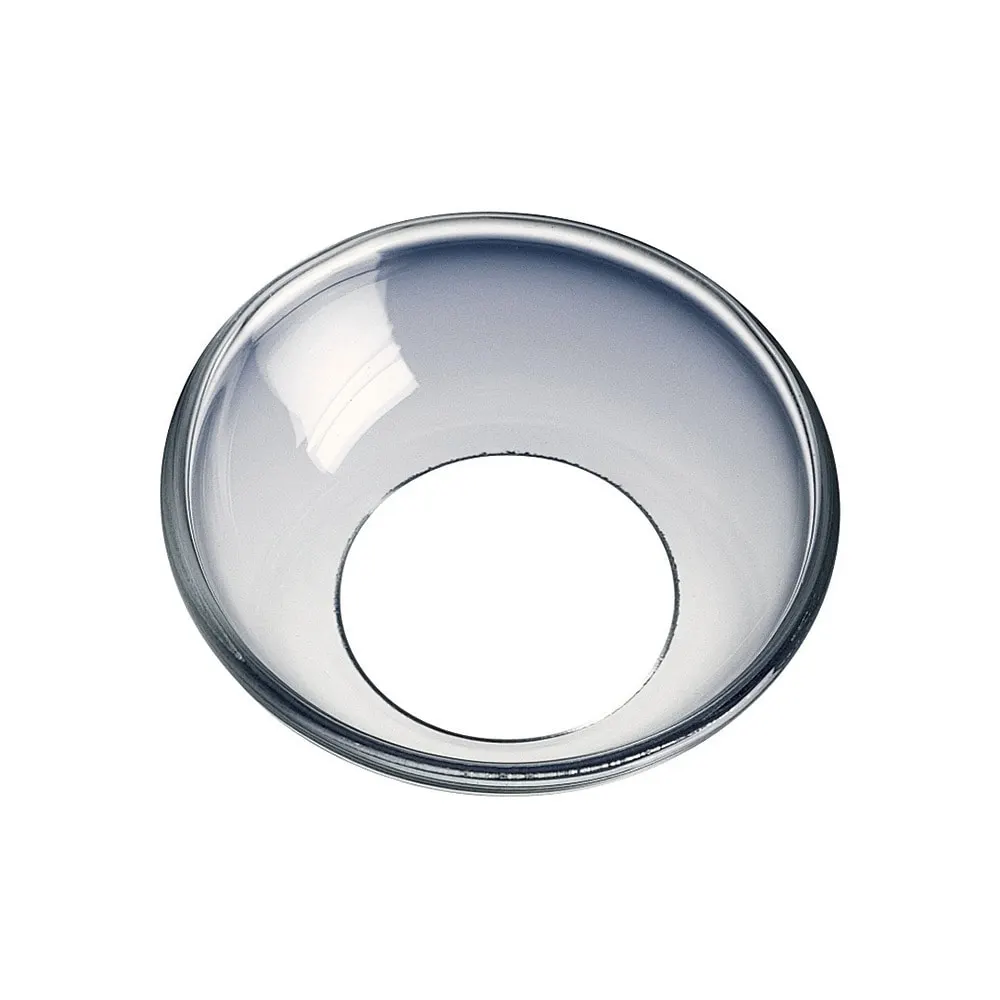 Nybro Crystal Candle Ring Deep, Silver Border 3 Nybro Crystal Candle Ring Deep, Silver Border