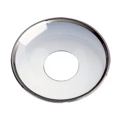 Nybro Crystal Candle Ring Ø 6.5 Cm, Silver Border