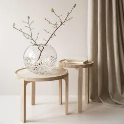 Orrefors Carat Globe Vase, 13 Cm -Candleholders Sales orrefors carat globe vase limited 305 cm 2 1