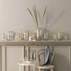 Sagaform Hold Lantern & Vase, Silver -Candleholders Sales sagaform hold lantern vase silver 5