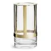 Sagaform Hold Vase 15cm, Glass/Gold -Candleholders Sales sagaform hold vase 15cm glass gold 0