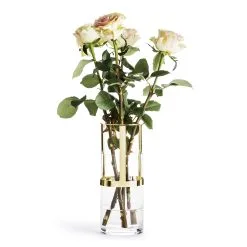 Sagaform Hold Vase 15cm, Glass/Gold -Candleholders Sales sagaform hold vase 15cm glass gold 6