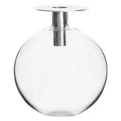 Sagaform Top Vase 18 Cm, Silver